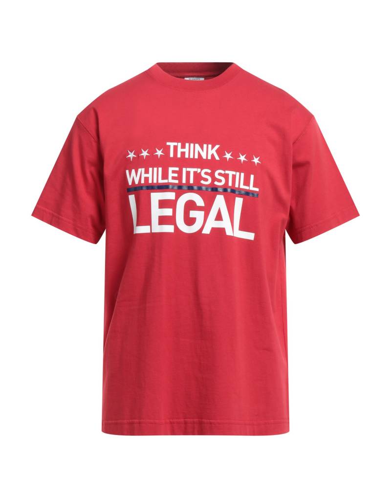 VETEMENTS T-shirts Herren Rot von VETEMENTS