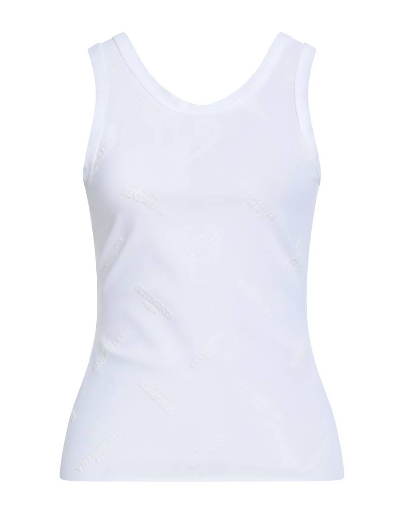 VETEMENTS Tank Top Damen Weiß von VETEMENTS