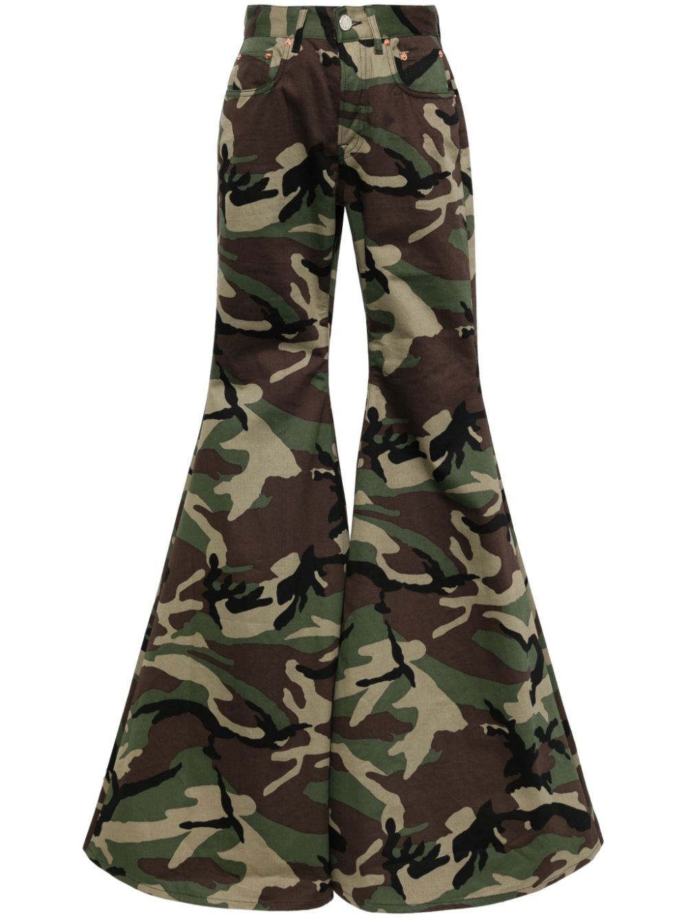 VETEMENTS Hose mit Camouflage-Print - Grün von VETEMENTS