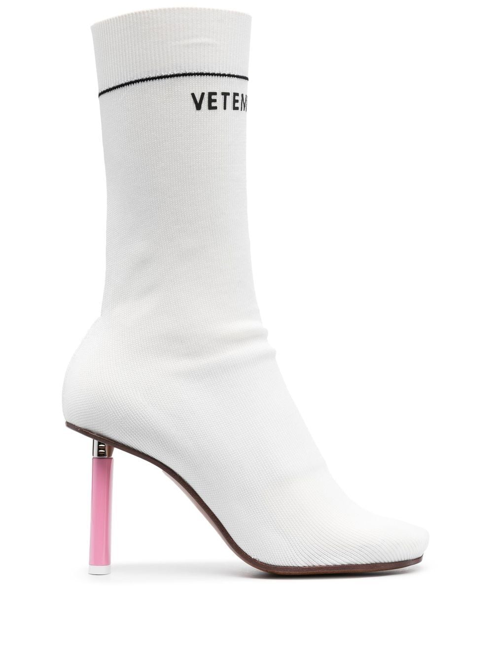 VETEMENTS Sock-Boots mit Absatz - Weiß von VETEMENTS