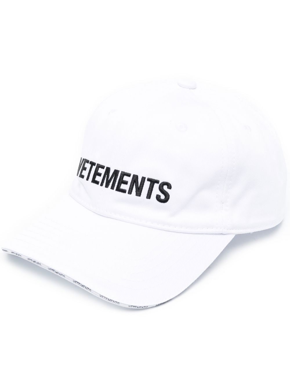 VETEMENTS Baseballkappe mit Logo-Stickerei - Weiß von VETEMENTS