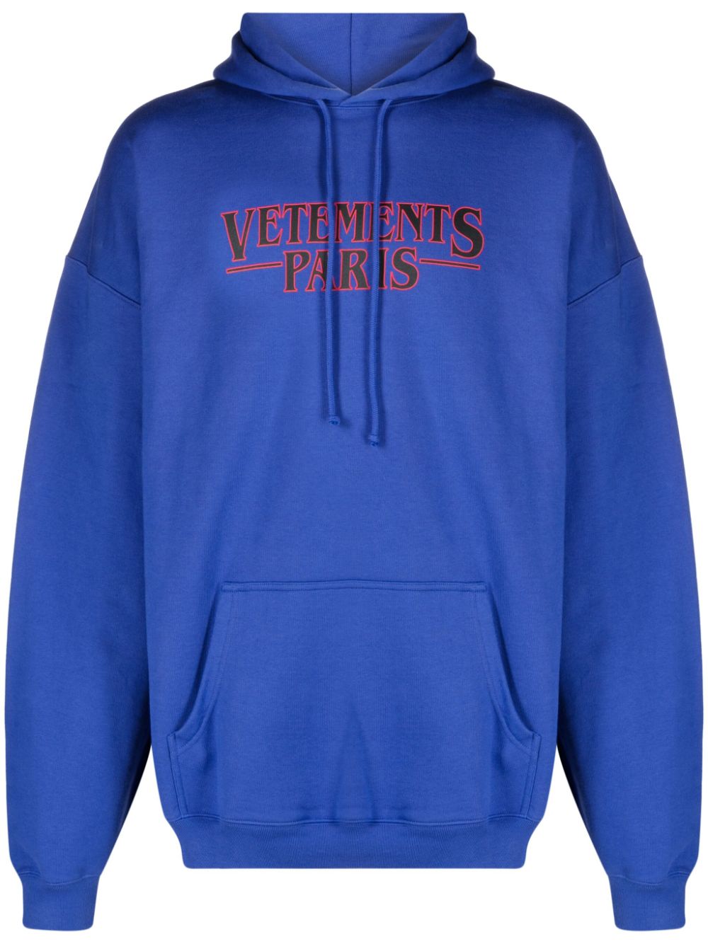 VETEMENTS Hoodie mit Logo-Print - Blau von VETEMENTS