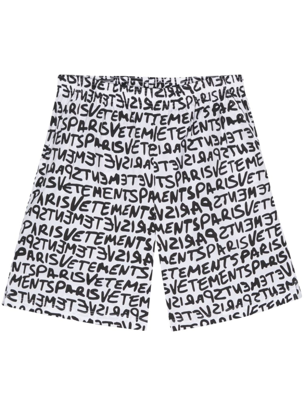 VETEMENTS Shorts mit Logo-Print - Weiß von VETEMENTS