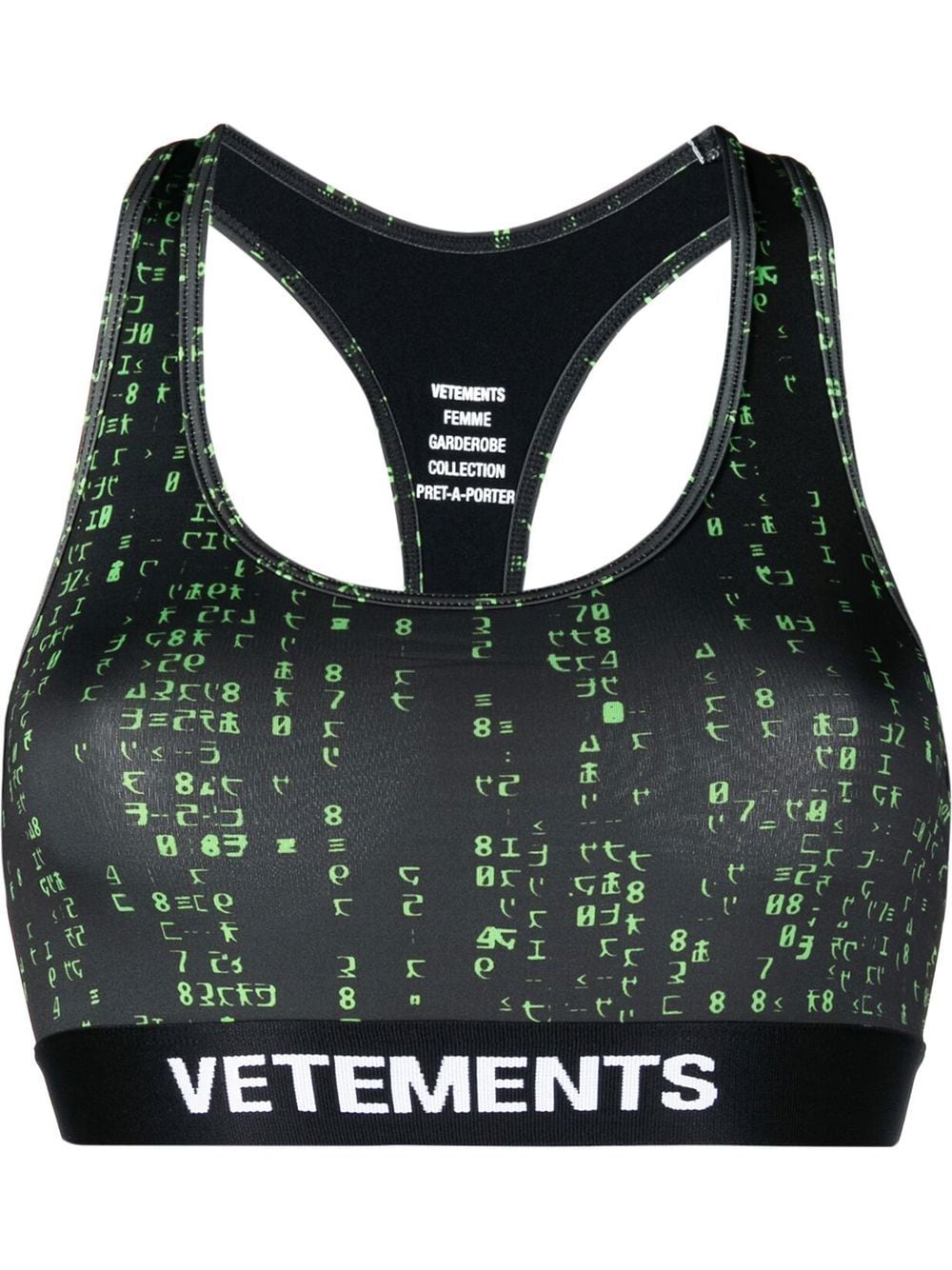 VETEMENTS Cropped-Top - Schwarz von VETEMENTS