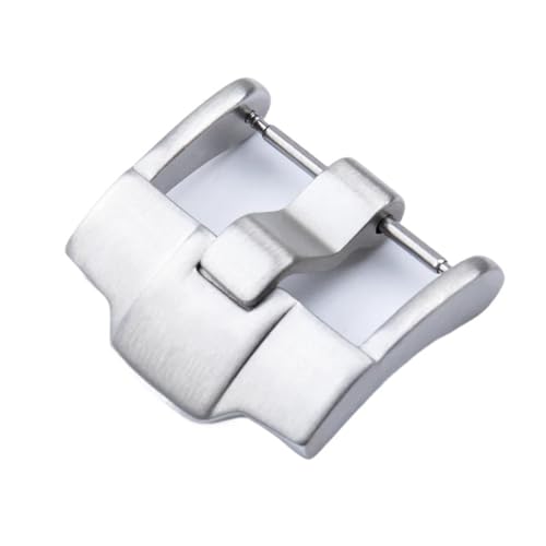 VEVEL 20 mm, 22 mm, 24 mm, 18 mm Dornschließe aus Edelstahl, passend für AP-Uhren, Audemars und Pigue-Armbandverschluss(Silvery,24mm) von VEVEL