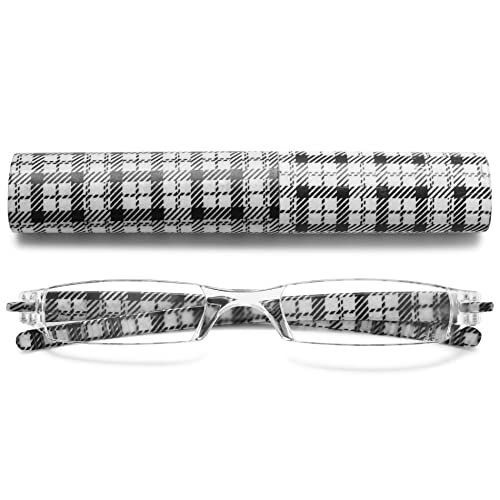 VEVESMUNDO Lesebrillen Damen Herren Kompakte Tragbare Mini Klein Schmal Modern Leichte Randlos Sehhilfe Lesehilfen Klare Arbeit Brillen Blumen Gitter mit Etui VEVESMUNDO Lesebrillen Damen Herren Kompakte Tragbare Mini Klein Schmal Modern Leichte Randlos Sehhilfe Lesehilfen Klare Arbeit Brillen Blumen Gitter mit Etui von VEVESMUNDO