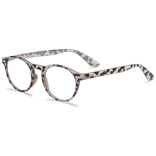 VEVESMUNDO Retro Lesebrillen Damen Herren Vintage Lesehilfe Sehhilfe Arbeitsplatzbrille Nerdbrille Hornbrille mit Stärke von VEVESMUNDO