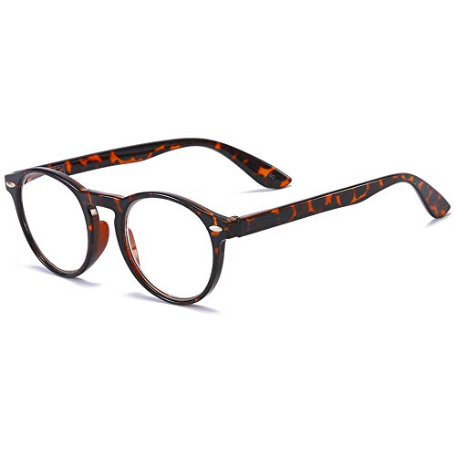 VEVESMUNDO Retro Lesebrillen Damen Herren Vintage Lesehilfe Sehhilfe Arbeitsplatzbrille Nerdbrille Hornbrille mit Stärke von VEVESMUNDO