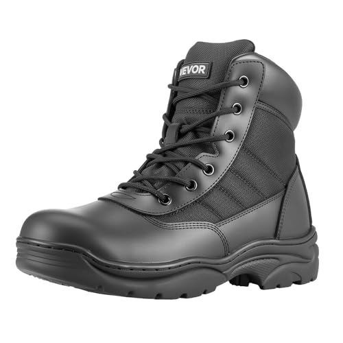 VEVOR Arbeitsstiefel für Herren, 152,4 mm Kampf- und Wanderstiefel, leichte, atmungsaktive und Motorradstiefel, Einsatzstiefel für Sicherheit im Bergsteigen im Freien, US-Größe 12 VEVOR Arbeitsstiefel für Herren, 152,4 mm Kampf- und Wanderstiefel, leichte, atmungsaktive und Motorradstiefel, Einsatzstiefel für Sicherheit im Bergsteigen im Freien, US-Größe 12 von VEVOR