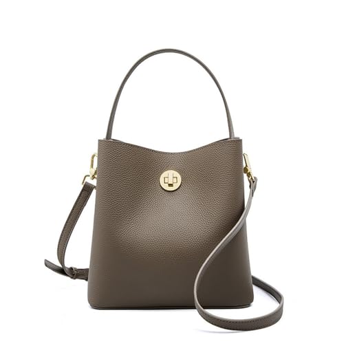 VEWSSDC 2025 Damenhandtasche Lady Messenger Pendeln Leder Handtasche Weibliche Crossbody, Khaki, 22 * 13 * 22,5 cm von VEWSSDC