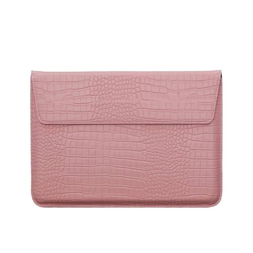 VEWSSDC Business-PU-Laptop-Tablet-Tasche für 11,6-Zoll-, 13,3-Zoll- und 15,4-Zoll-Umschlagtasche mit Ständer und Schutzhülle, Pink 2,11,6 Zoll von VEWSSDC