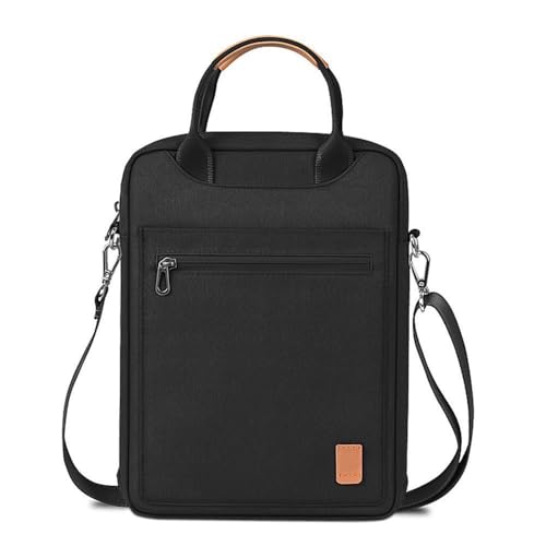 VEWSSDC Modische Tablet-Tasche, geeignet für 11-Zoll- und 12,9-Zoll-iPad, Notebook-Laptop-Tasche, Messenger-Tasche, Schwarz, 12,9 Zoll von VEWSSDC