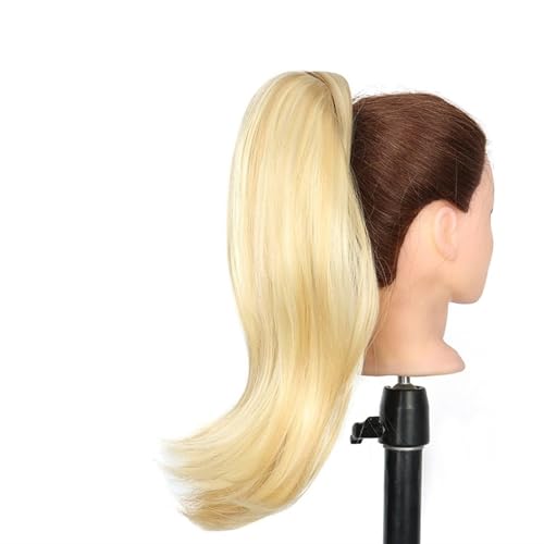 Haarknoten, Kunsthaar, glatt, 45,7 cm, Pferdeschwanz-Haarspangen für Damen, Haar-Accessoires, Haarknotenstück (#144) von VEXDOSLE