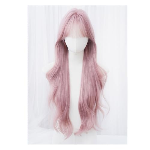 Spitze Perücke Tägliche Perücke Langes lockiges Haar Gesichtsformende natürliche volle Kopfperücke Geeignet für den täglichen Gebrauch auf Partys Perücken Frauen Spitze Perücke Tägliche Perücke Langes lockiges Haar Gesichtsformende natürliche volle Kopfperücke Geeignet für den täglichen Gebrauch auf Partys Perücken Frauen von VEXDOSLE