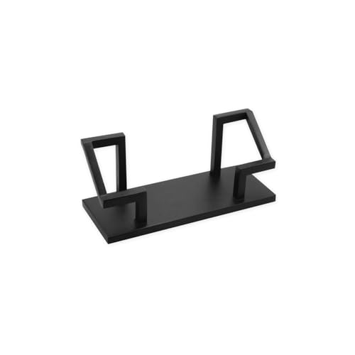 VEXDOSLE Visitenkartenhalter Moderne Kunst Visitenkartenhalter Stahl Schwarz Visitenkartenhalter Desktop Visitenkartenbox Visitenkartenhalter Visitenkartenregal, a, Einheitsgröße von VEXDOSLE