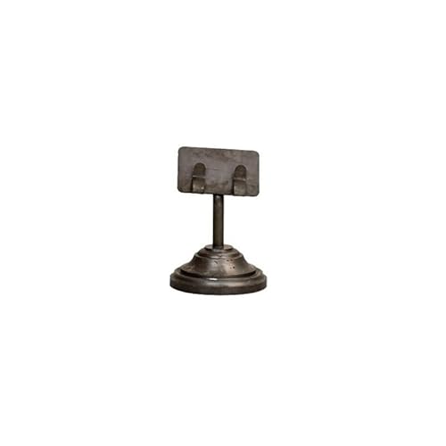 VEXDOSLE Visitenkartenhalter Retro Visitenkartenhalter Display Ständer Eisen Desktop Vertikaler Nachrichtenhalter Kartenhalter Ornamente Visitenkartenhalter Visitenkartenregal, einfarbig, S von VEXDOSLE