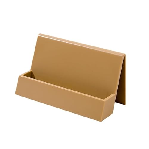 VEXDOSLE Visitenkartenhalter Visitenkartenbox Desktop Ständer Visitenkarten Aufbewahrungsbox Visitenkartenständer Kunststoff Visitenkartenständer Geeignet für Büro Visitenkartenregal, D, Einheitsgröße von VEXDOSLE