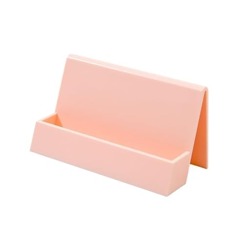 VEXDOSLE Visitenkartenhalter Visitenkartenbox Desktop-Ständer Visitenkartenaufbewahrungsbox Visitenkartenständer Kunststoff Visitenkartenständer Geeignet für Büro Visitenkartenregal, a, Einheitsgröße von VEXDOSLE