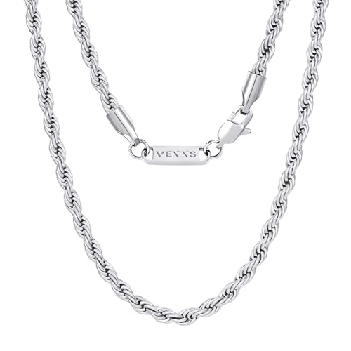 VEXXS Goldkette Herren Kordelkette 4mm08 von VEXXS