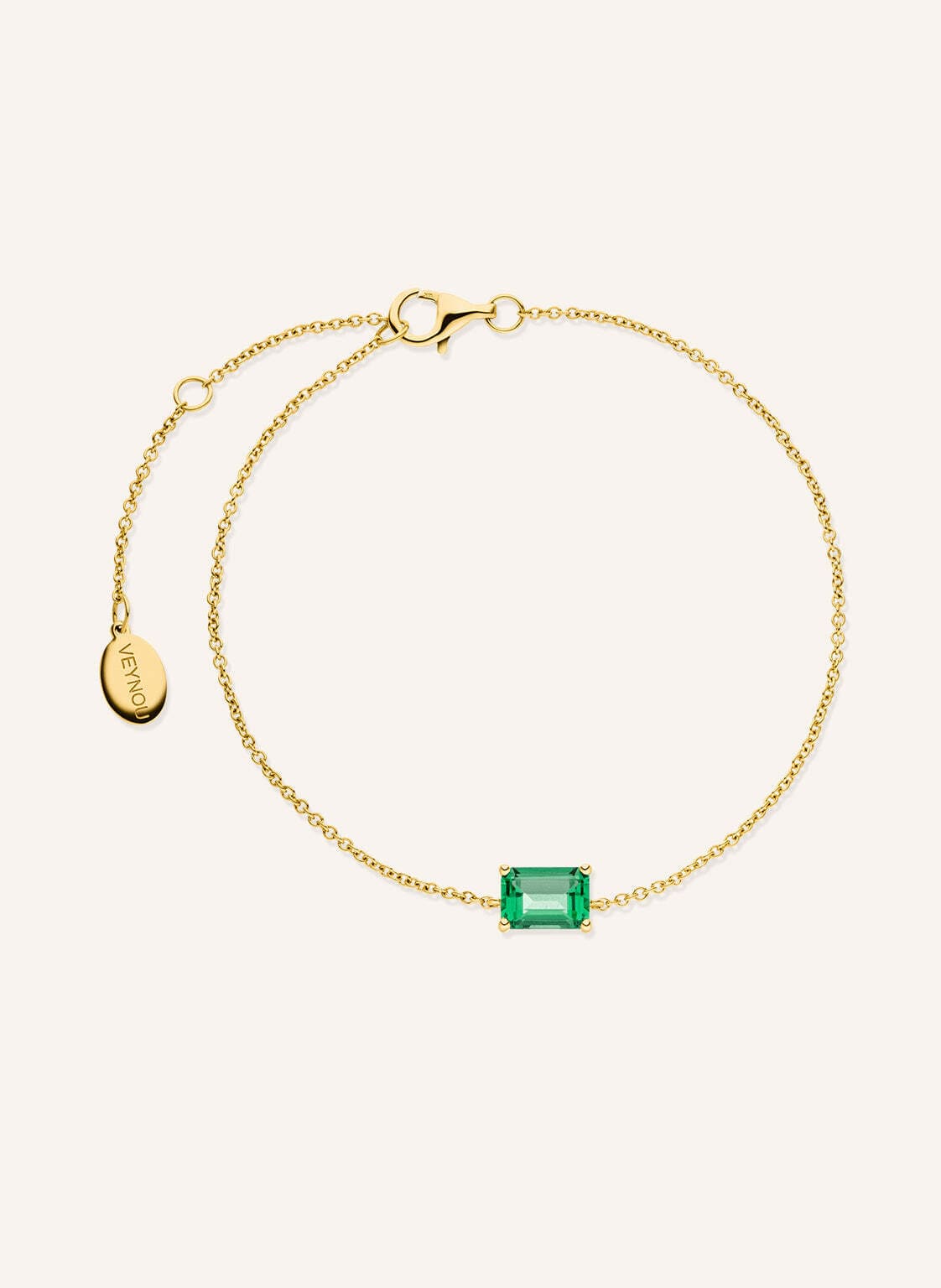 Veynou Armband Eden Aus 14 Karat Gelbgold Mit Smaragd gold Veynou Armband Eden Aus 14 Karat Gelbgold Mit Smaragd gold von VEYNOU
