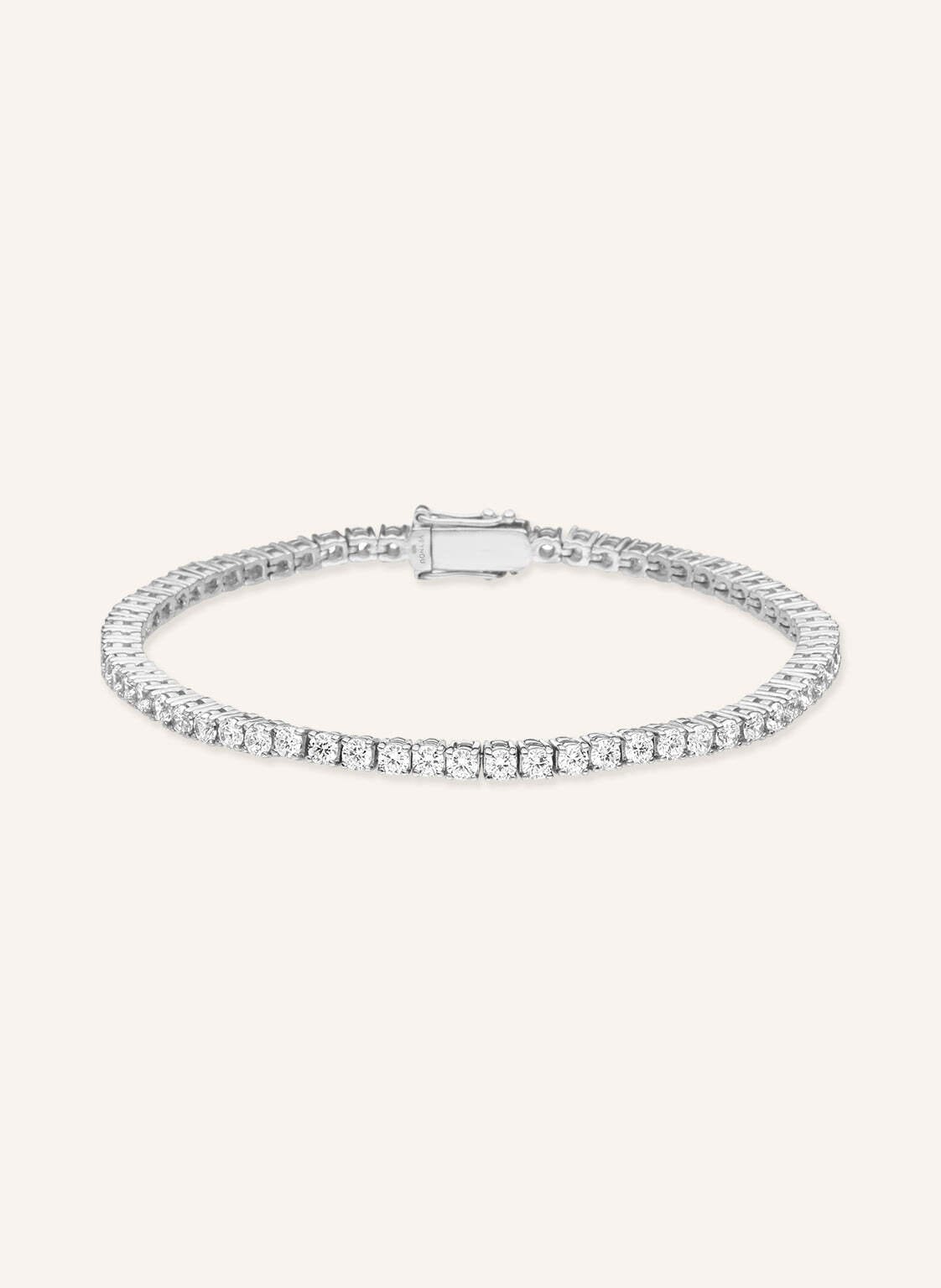 Veynou Armband Tennis Aus 18 Karat Weißgold Mit 3,5ct. Diamanten silber von VEYNOU