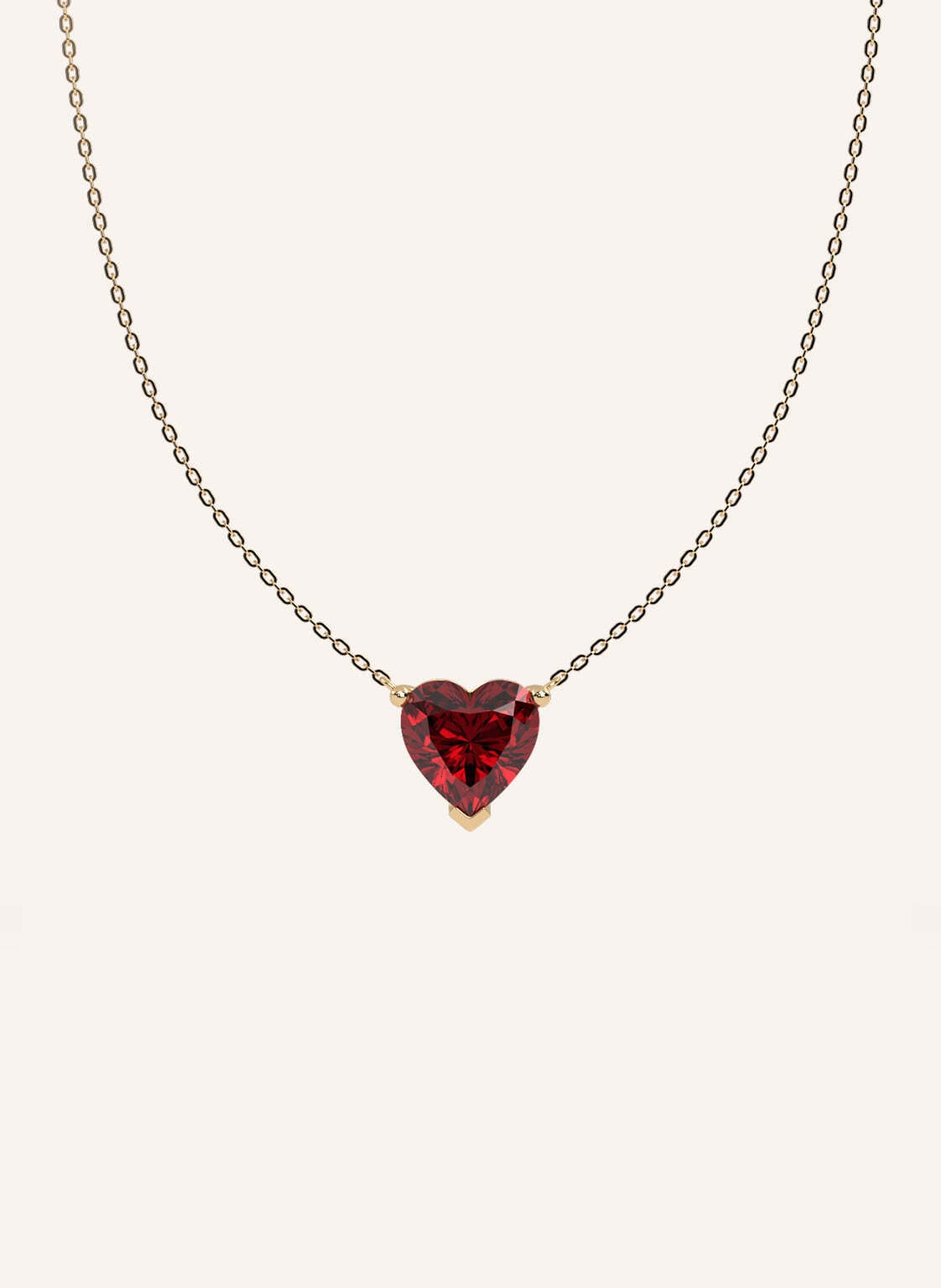Veynou Halskette Adore Aus 14 Karat Recyceltem Gold Und 2.50ct. Lab-Grown Rubin gold Veynou Halskette Adore Aus 14 Karat Recyceltem Gold Und 2.50ct. Lab-Grown Rubin gold von VEYNOU