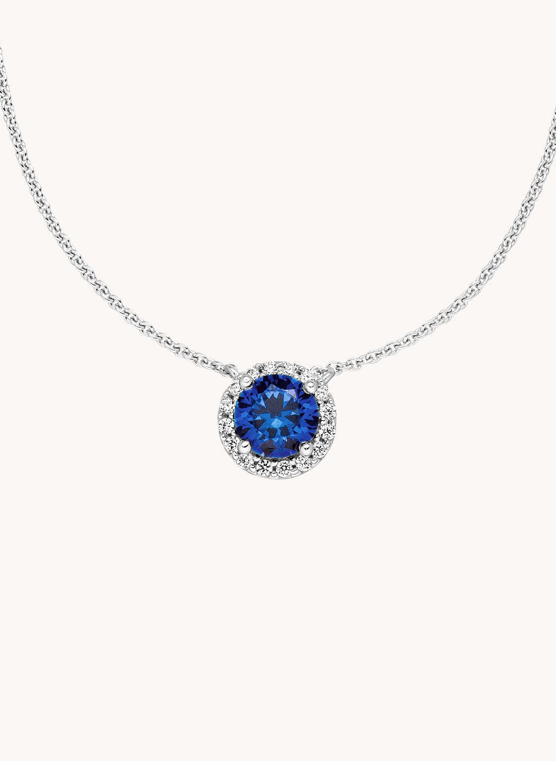 Veynou Halskette Ava Aus 14 Karat Weißgold Und 1,0ct. Saphir Und Diamanten silber von VEYNOU