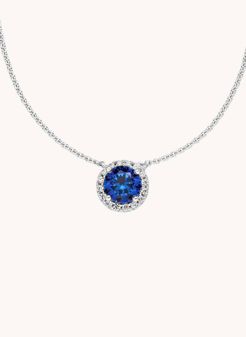 Veynou Halskette Ava Aus 14 Karat Weißgold Und 1,0ct. Saphir Und Diamanten silber von VEYNOU