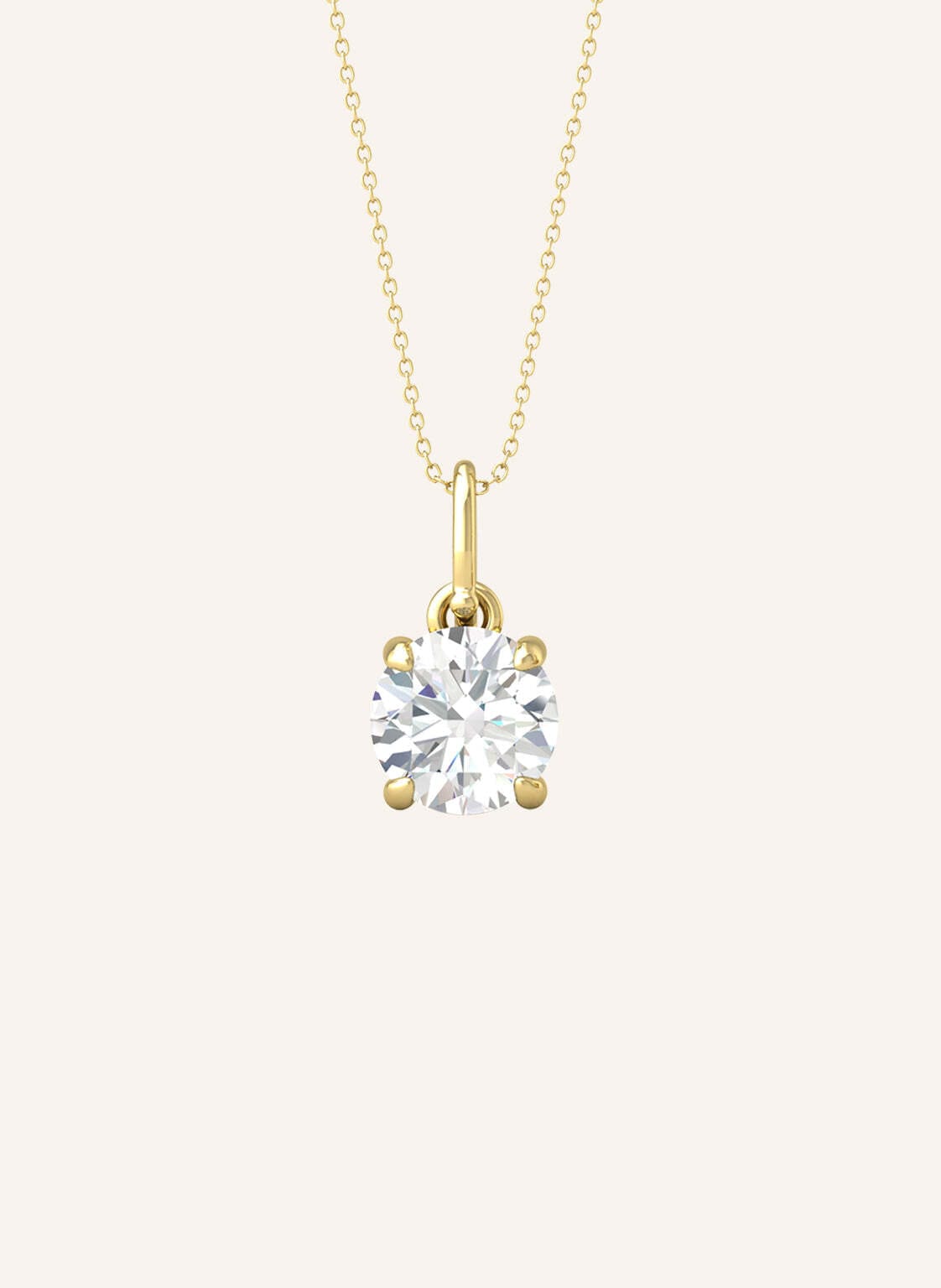 Veynou Halskette Ella Aus 14 Karat Gelbgold Und 0,50ct. Diamanten gold von VEYNOU