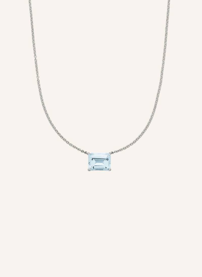 Veynou Halskette Sora Aus 14 Karat Weißgold Und 1.00ct. Lab-Grown Aquamarin silber von VEYNOU