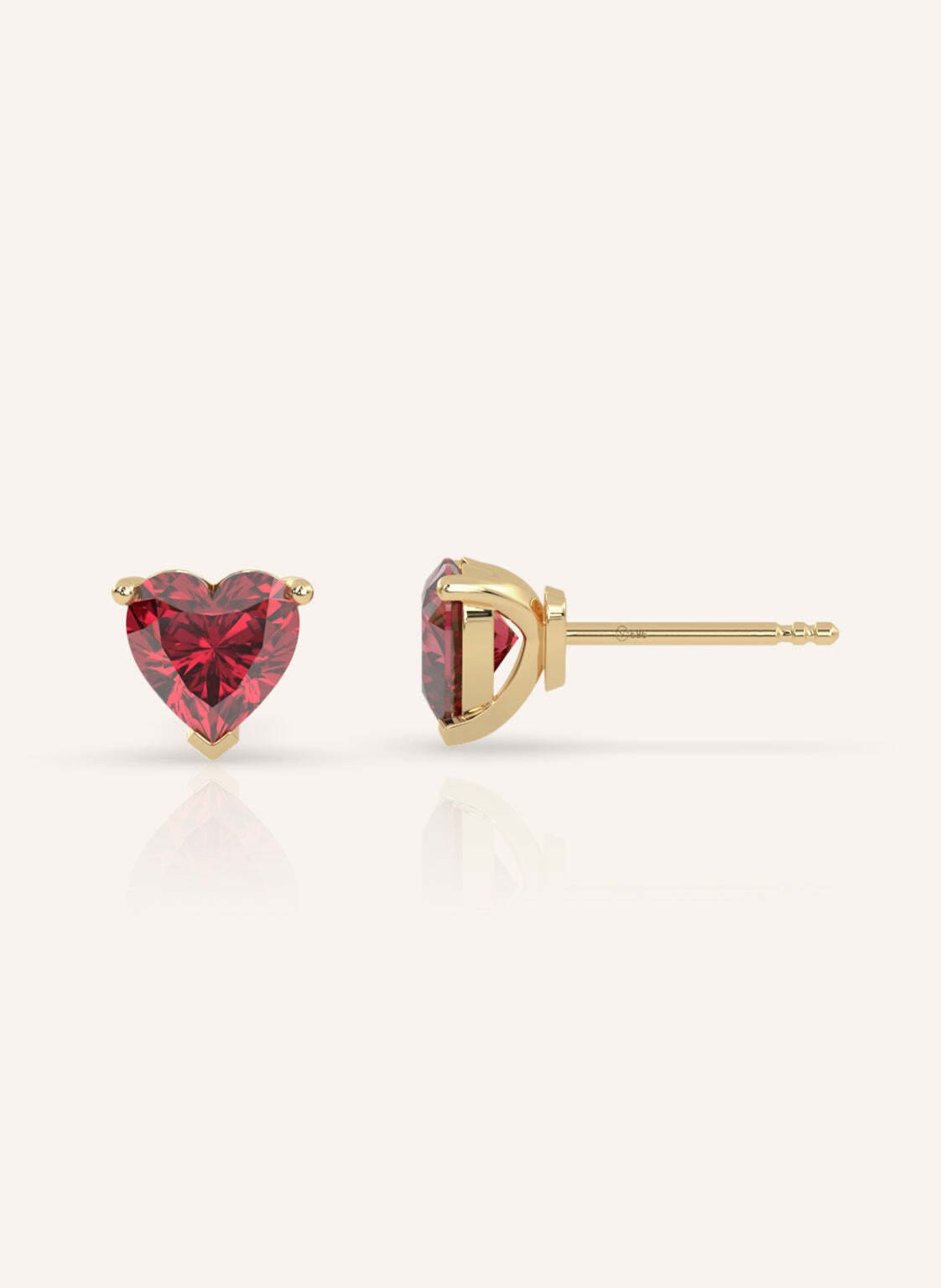 Veynou Ohrstecker Adore Aus 14 Karat Recyceltem Gold Und 2.70ct. Lab-Grown Rubin gold Veynou Ohrstecker Adore Aus 14 Karat Recyceltem Gold Und 2.70ct. Lab-Grown Rubin gold von VEYNOU