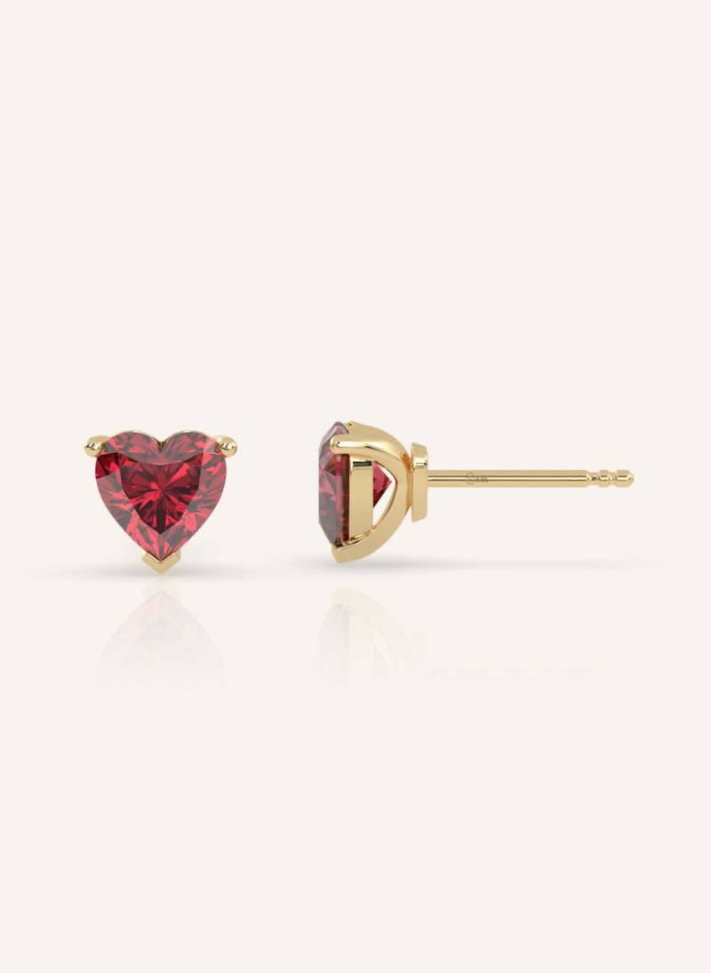 Veynou Ohrstecker Adore Aus 14 Karat  Recyceltem Gold Und 2.70ct. Lab-Grown Rubin gold von VEYNOU