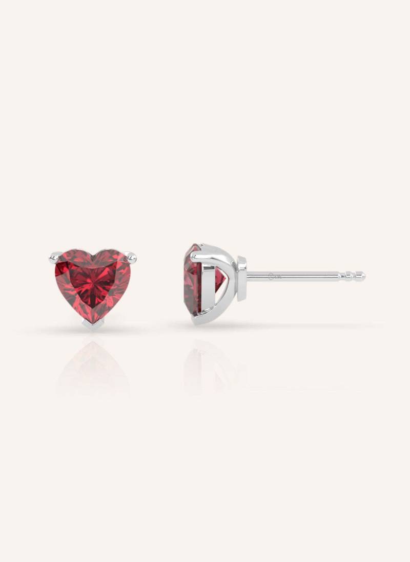 Veynou Ohrstecker Adore Aus 14 Karat  Recyceltem Gold Und 2.70ct. Lab-Grown Rubin silber von VEYNOU