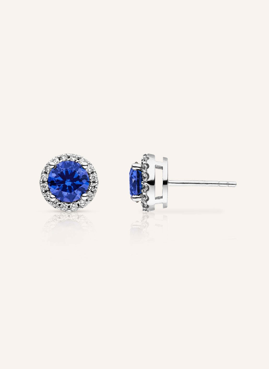 Veynou Ohrstecker Ava Aus 14 Karat Weißgold Und 1,0ct. Saphir Und Diamanten silber Veynou Ohrstecker Ava Aus 14 Karat Weißgold Und 1,0ct. Saphir Und Diamanten silber von VEYNOU