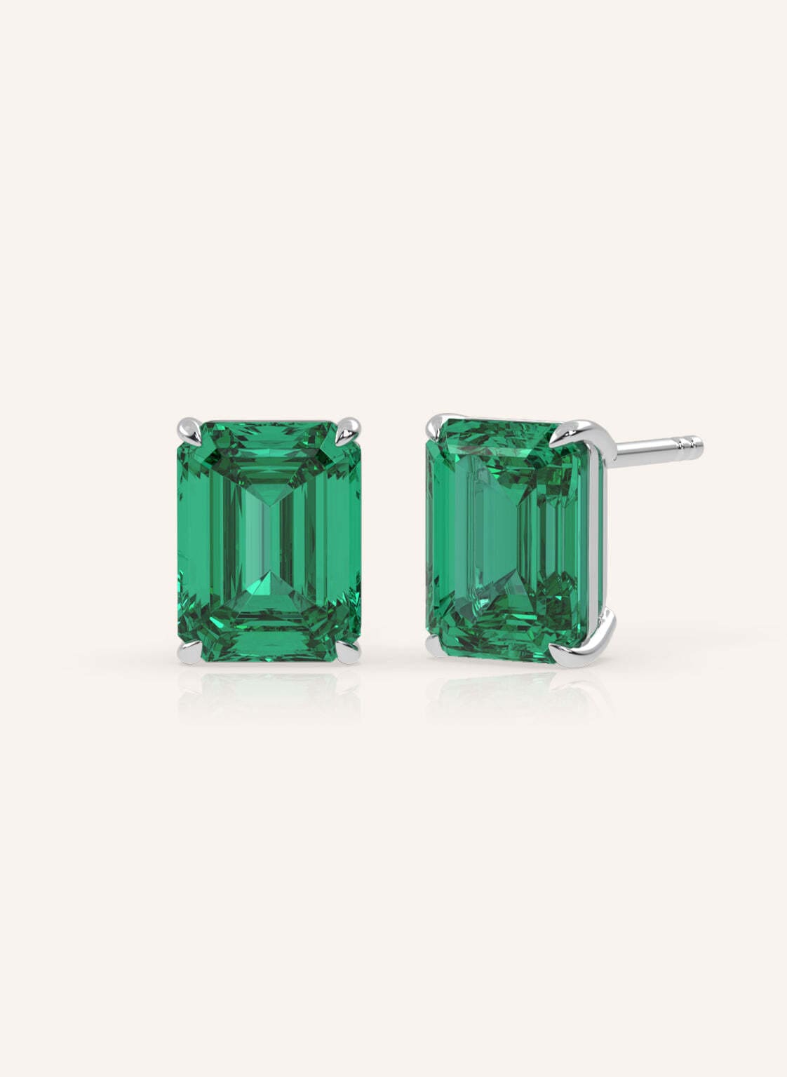 Veynou Ohrstecker Eden Essence Aus 14 Karat Weißgold Und 4,0ct. Smaragd silber Veynou Ohrstecker Eden Essence Aus 14 Karat Weißgold Und 4,0ct. Smaragd silber von VEYNOU