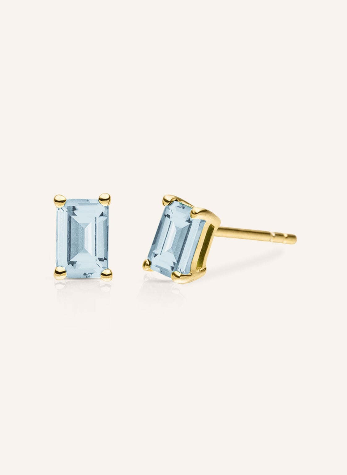 Veynou Ohrstecker Sora Aus 14 Karat Gelbgold Und 1.40ct. Lab-Grown Aquamarin gold Veynou Ohrstecker Sora Aus 14 Karat Gelbgold Und 1.40ct. Lab-Grown Aquamarin gold von VEYNOU