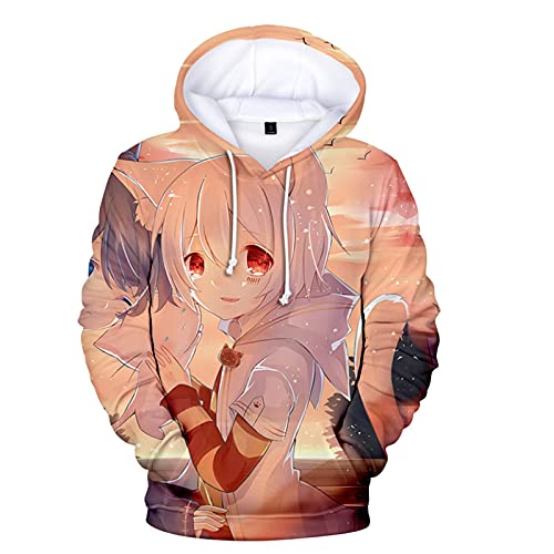 Mafumafu Hoodie Herren Damenmode Graffiti Sweatshirt Jungen Und Mädchen Cartoon Pullover Street Casual Pullover von VEZ