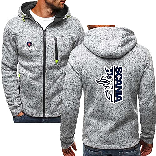 VEZ Herren Hoodie Postleitzahl Und Feld Sportswear Sc.a-Nia.s Street Mode Mit Kapuze Sportswear Jacke Casual Fitness von VEZ