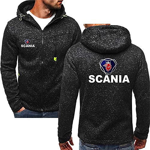 VEZ Herren Hoodie Postleitzahl Und Feld Sportswear Sc.a-Nia.s Street Mode Mit Kapuze Sportswear Jacke Casual Fitness von VEZ