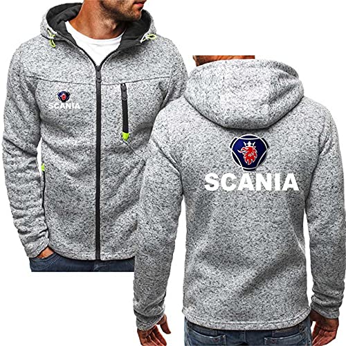 VEZ Herren Hoodie Postleitzahl Und Feld Sportswear Sc.a-Nia.s Street Mode Mit Kapuze Sportswear Jacke Casual Fitness von VEZ