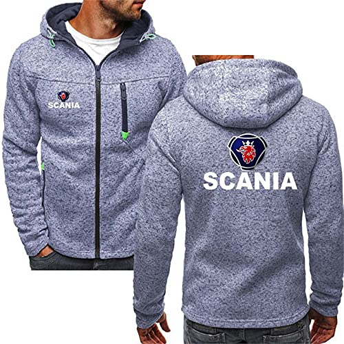 VEZ Herren Hoodie Postleitzahl Und Feld Sportswear Sc.a-Nia.s Street Mode Mit Kapuze Sportswear Jacke Casual Fitness von VEZ