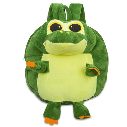 VEghee Dinosaurier Rucksack Kindergarten, Kleiner Niedlich Tier 3D Kinderrucksack, Kleinkind Rucksack Kinder Dinosaurier Rucksack für Jungen und Mädchen Kindergartentasche Sanft Plüsch Rucksack von VEghee