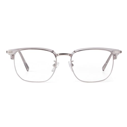 VFDHN Vintage Metall Brillengestelle Damenmode Halbrahmen Brillen (C4) von VFDHN