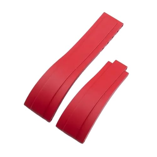 VFEBTSD 20 mm weiches Gummi-Uhrenarmband, kompatibel mit Rolex-Armband GMT Oysterflex Daytona Submariner Yacht-Master Faltschließe, Gold Buckle-link von VFEBTSD