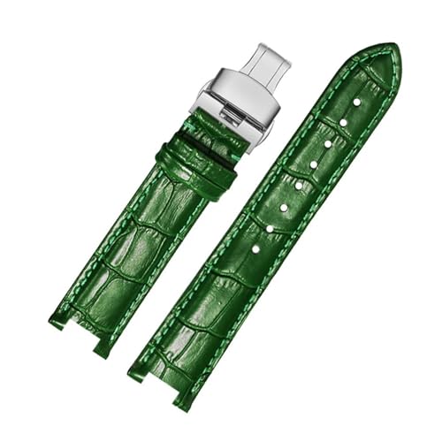 VFEBTSD Echtes Leder-Uhrenarmband, kompatibel mit Tissot Tianwang Folli Follie Michael Kors MK Mk5774 Herren Damen Notch-Armband 16 18 mm Armband(MULTI,18mm-9mm) von VFEBTSD