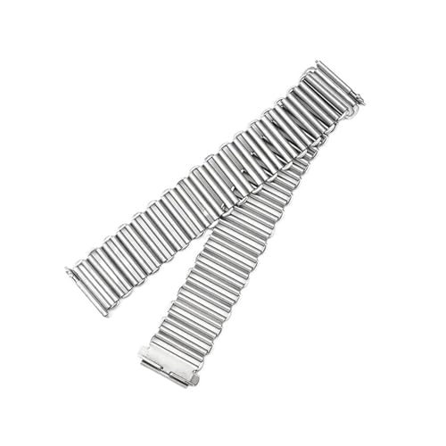 VFEBTSD Edelstahl Uhrenarmband Loop Quick Release Männer Frauen Metall Ersatz Armband Handgelenk Band Einstellbar(18mm) von VFEBTSD