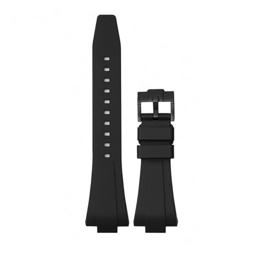 VFEBTSD Flüssiges Silikonarmband, kompatibel mit Tissot PRX-Serie, Schnellverschluss, für Herren und Damen, Gummi-Ersatzarmband, 11 mm, 12 mm, 12 mm von VFEBTSD