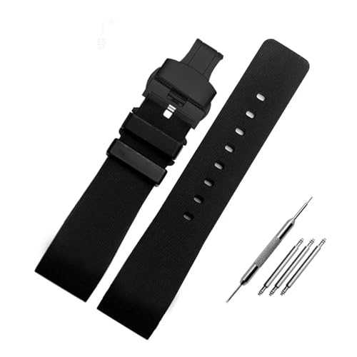 VFEBTSD Gummi-Uhrenarmband, kompatibel mit Cartier Santos 100, für Damen und Herren, 23 mm, 20 mm, Blau, Schwarz, Braun, 20 mm von VFEBTSD