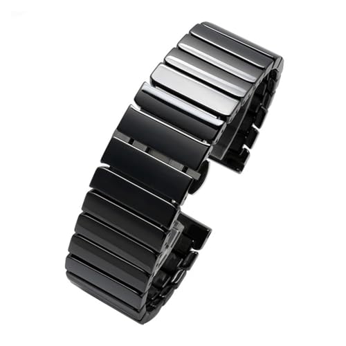 VFEBTSD Kompatibel mit Huawei NEW GT5 Armband Smart WATCHGT5 Pro Keramikarmband GT Ultimate Fashion Uhrenkette Herren Damen GT4/GT3 Armband 20 22 mm(4103 black,22mm-width) von VFEBTSD