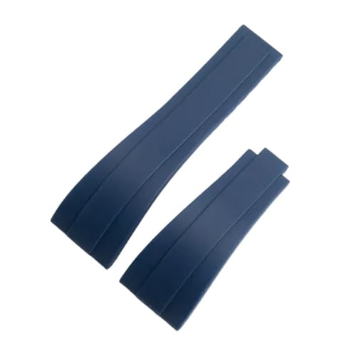 VFEBTSD Kompatibel mit Rolex-Armband, Deepsea Sea-Dweller Sky Dweller, Armband, Faltschnalle, Zugang, 20 mm, weiches Gummi mit gebogenem Ende, 20MM_MIDDGOLDLINKXBUCKLE von VFEBTSD